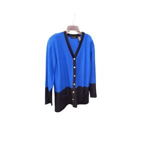 Vintage Liz Claiborne Color block Cardigan